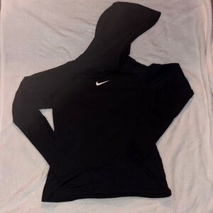 Nike Woman’s Black Pullover with White Swoosh
